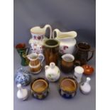 ROYAL DOULTON, STUDIO, Victorian and other stoneware and pottery jugs, vases and other vessels