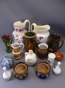 ROYAL DOULTON, STUDIO, Victorian and other stoneware and pottery jugs, vases and other vessels