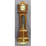 TEMPEST FUGIT GRANDMOTHER CLOCK (attention needed), 102cms H, 46cms W, 27cms D