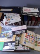 WELL PRESENTED BRITISH & OVERSEAS STAMP COLLECTION in fourteen semi/part filled albums including