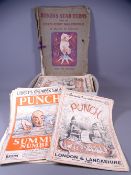 BONZO'S STAR TURNS FOURTH STUDDY DOGS PORTFOLIO C1922 with a collection of mainly 1st WW Punch