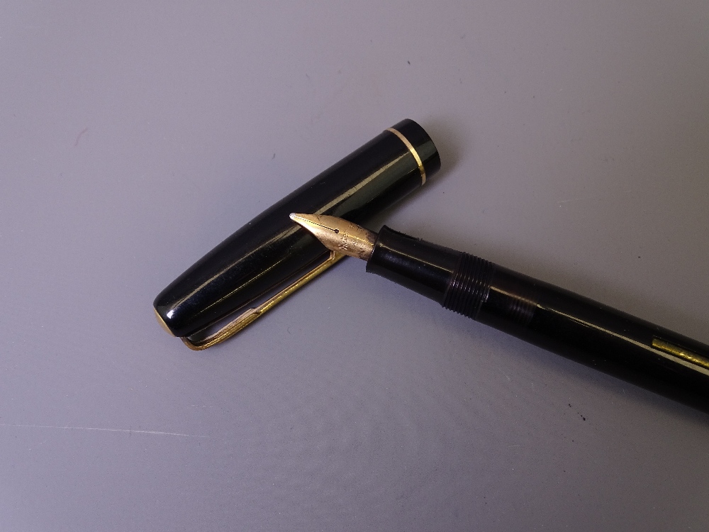 WATERMAN - Vintage (1933-1938) Grey Marble Waterman 32v fountain pen with chrome trim and Canadian - Image 2 of 3