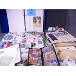 MINT STAMPS, FIRST DAY COVERS, RAPHAEL TUCK & OTHER POSTCARDS and ephemera, a mixed collection to