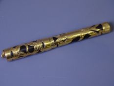 SHEAFFER - Vintage (1920s) Lady's Sheaffer ring-top fountain pen with Gold filled filigree of leaf