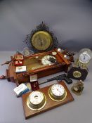 VINTAGE & LATER CLOCKS, WATCHES, GAT AIR PISTOL, Pauper's purse ETC