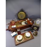 VINTAGE & LATER CLOCKS, WATCHES, GAT AIR PISTOL, Pauper's purse ETC