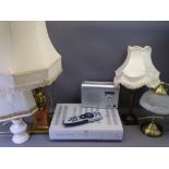 MODERN TABLE LAMPS, DAB digital radio, Sky box E/T