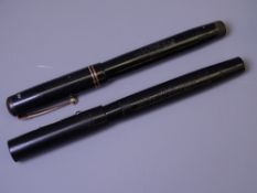 SWAN MABIE TODD - Vintage (1940s-50s) Black Swan Mabie Todd leverless fountain pen (twist fill) with