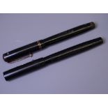 SWAN MABIE TODD - Vintage (1940s-50s) Black Swan Mabie Todd leverless fountain pen (twist fill) with