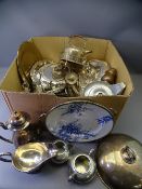 EPNS & PEWTER WARE, a good quantity