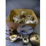 EPNS & PEWTER WARE, a good quantity