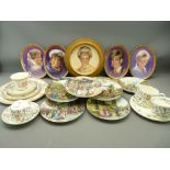 MINTON HADDON HALL TEAWARE, Royal Doulton Canton, Bradex Memories of Diana commemorative plates ETC