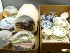 COLCLOUGH GREEN IVY DINNERWARE, Booths Real Old Willow and a quantity of boxed and loose Bradex