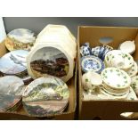 COLCLOUGH GREEN IVY DINNERWARE, Booths Real Old Willow and a quantity of boxed and loose Bradex