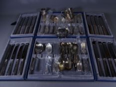 EPNS CUTLERY including two cased quantities, Debenhams starter sets, 53 pieces along with a