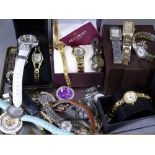 LADY'S FASHION WATCHES, a mixed collection, brands include Ingersoll Gems, Accurist, Sekonda,