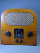 MURPHY RADIO LTD TYPE D46 VINTAGE WIRELESS, 44cms H, 46cms W, 23cms D