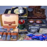 ILFORD SPORTSMAN, WEST GERMAN CAMERA, Regent of London bedroom clock and other miscellaneous items