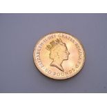 ½ OZ FINE GOLD BRITANNIA £50 COIN 1987 struck by The Royal Mint, issued by The Britannia Building