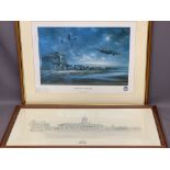 JOHN WESTERN print - The Royal Air Force College, Cranwell, 36 x 73cms and JOHN RAYSON print '