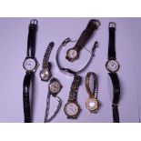 LADY'S WATCHES - a parcel of eight mechanical and Quartz wristwatches including Sekonda, Avia,