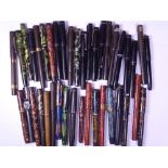 VINTANGE FOUNTAIN PENS (39), all having 14ct gold nibs with a swan metal pocket clip, names to the