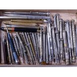 VICTORIAN & LATER PROPELLING PENCILS, lead holders and leads to include a Mordan Everpoint Lady's,