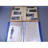 MILITARIA - historical photographs ephemera, correspondence, photographs and comical postcards (