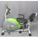 RECUMBENT MAGNETIC CYCLE by 'U' Fit Exercise Machine, 101cms H, 110cms W, 67cms D