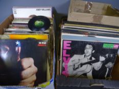 LP RECORDS - Bowie, Elvis, McCartney and many others, a large assortment, also old 78s (in three