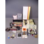 COLLECTABLES, SCENT BOTTLES, souvenir spoon, Swiss Army type knife, pen collections including Parker