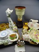 YARDLEY ENGLISH LAVENDER STAND, Crown Devon jug and bowl, Falcon ware, Portmeirion, pottery