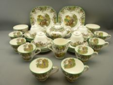 COPELAND SPODE - Spode's Byron teaware (approximately 40 pieces)