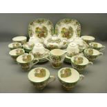 COPELAND SPODE - Spode's Byron teaware (approximately 40 pieces)