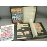 STAMPS - a duplicated collection of Great Britain postage stamps 1840 - 1980, in three stock books