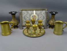 BRASSWARE - an assortment of Eastern type and other