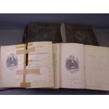 BOOKS - four vintage leatherbound Bibles
