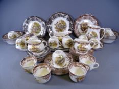 PALISSY GAME SERIES DINNERWARE (approximately 50 pieces)