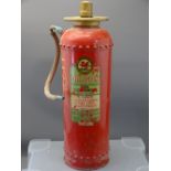 VINTAGE FIRE EXTINGUISHER labelled 'Dragon South Wales Fire Protection Engineers'
