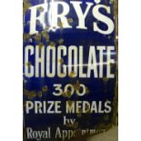 ENAMEL SIGN for Fry's Chocolate, 153 x 91cms