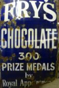 ENAMEL SIGN for Fry's Chocolate, 153 x 91cms