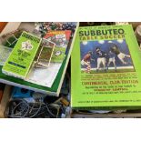 SUBBUTEO - a box with part contents and a quantity of model railway items