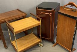 HOSPITALITY FURNISHING PIECES - tea trolleys, coffee pot warmer cabinet and a gentleman's electric