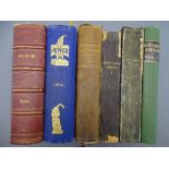 VICTORIAN BOYS OWN ANNUALS & PUNCH MAGAZINE, 4 + 2 volumes respectively including Volume I and 2