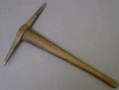 WELSH HISTORY- pickaxe believed to be early 20th century from the Big Pit, Blaenavon, 44cms L