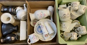 ROYAL DOULTON BREDON HILL BREAKFAST WARE, Wedgwood Jasperware and an assortment of other ceramics (3