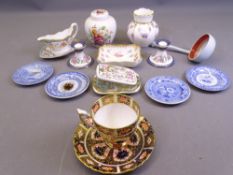 ROYAL CROWN DERBY IMARI, Royal Antoinette and good Spode cabinet china