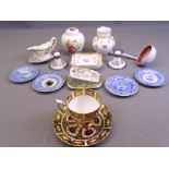 ROYAL CROWN DERBY IMARI, Royal Antoinette and good Spode cabinet china