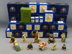 PETER FAGAN TEDDY BEAR COLLECTION and boxes