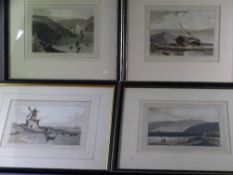 ENGRAVINGS (4) - West Wales and Liverpool, 21 x 28cms